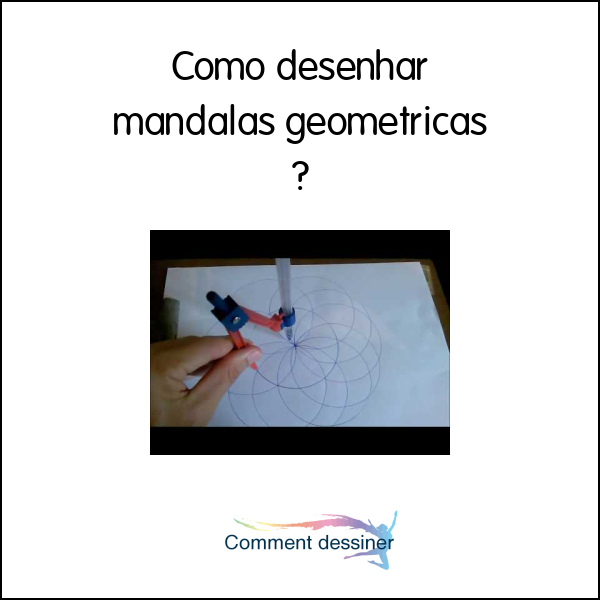 Como desenhar mandalas geometricas